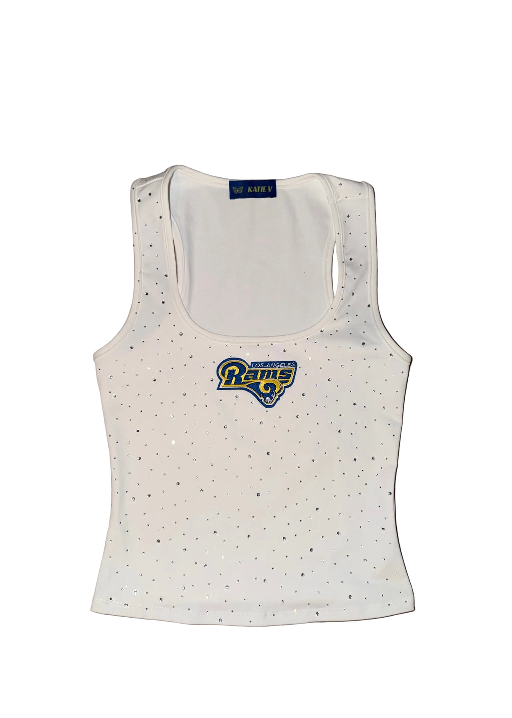 LA RAMS FITTED CRYSTAL TANK