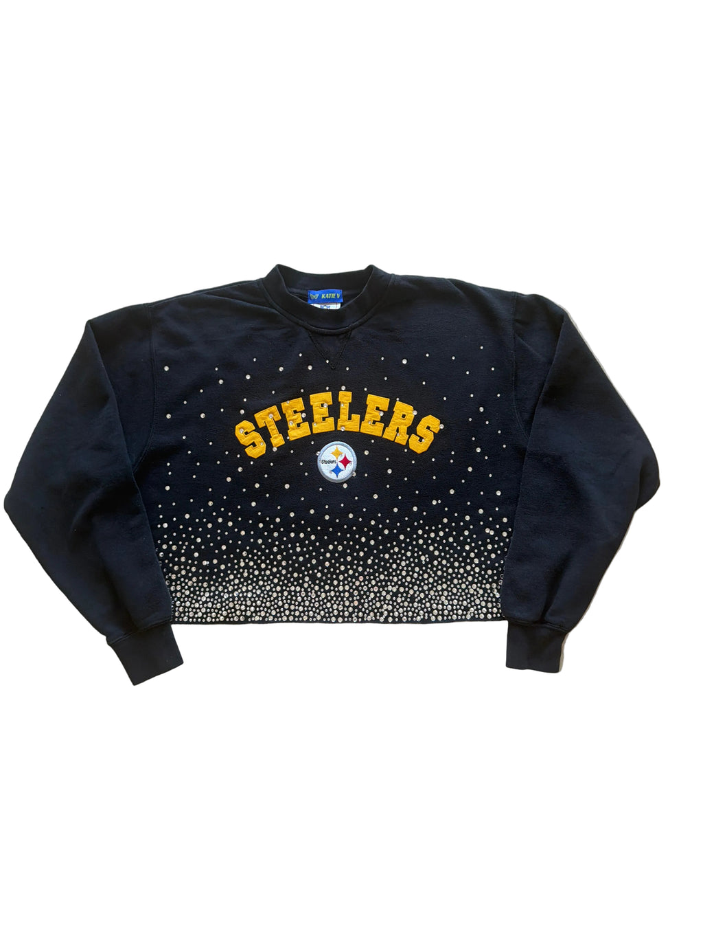 STEELERS CRYSTAL CREWNECK
