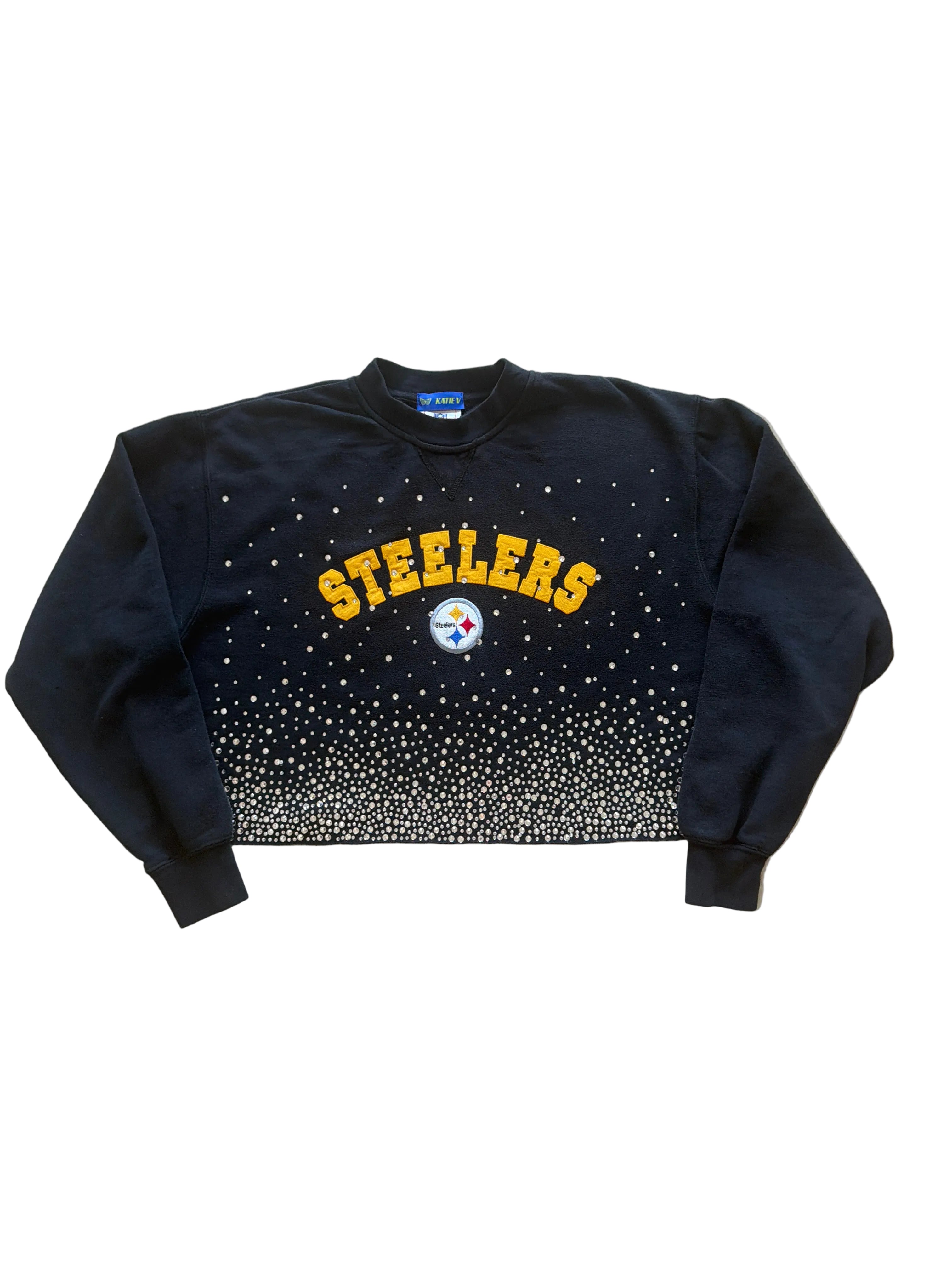 STEELERS CRYSTAL CREWNECK
