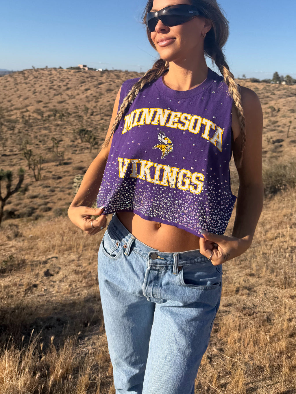 MINNESOTA VIKINGS CRYSTAL TANK