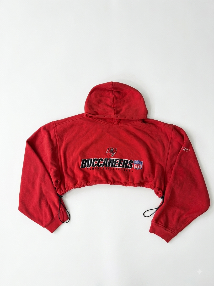 BUCCANEERS CROP HOODIE