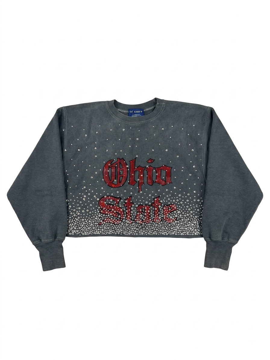 OHIO STATE CRYSTAL CREWNECK