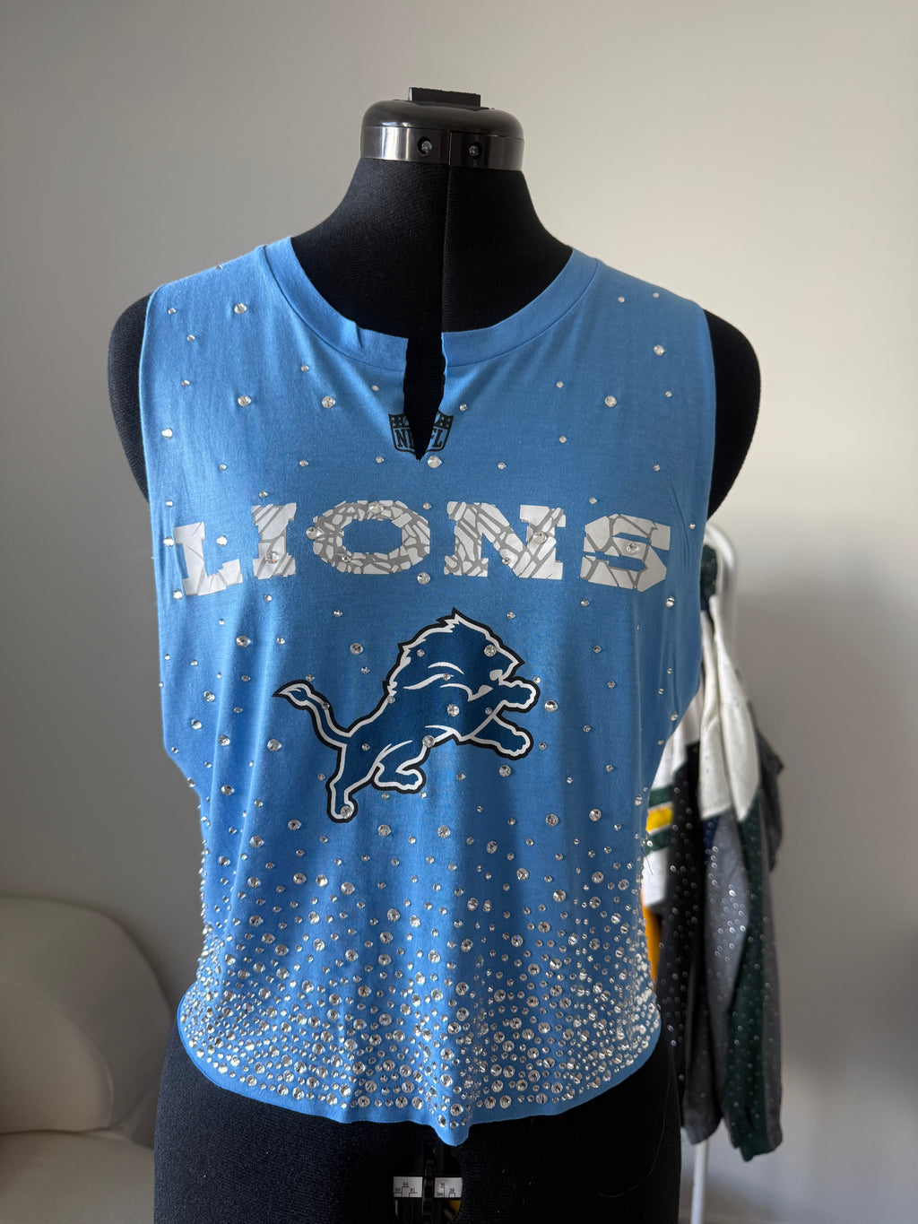 DETROIT LIONS CRYSTAL TANK
