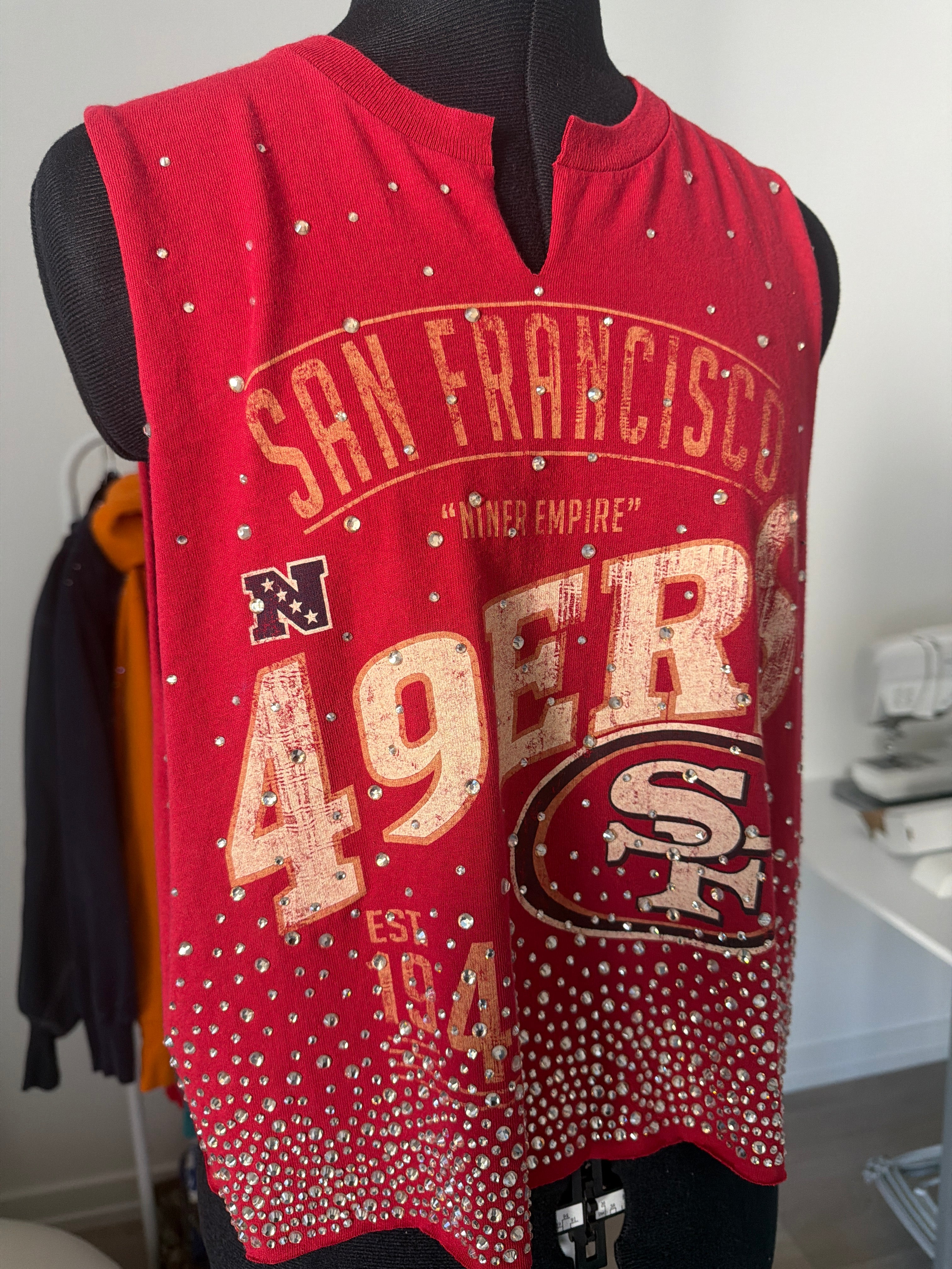 SAN FRANCISCO 49ERS CRYSTAL TANK