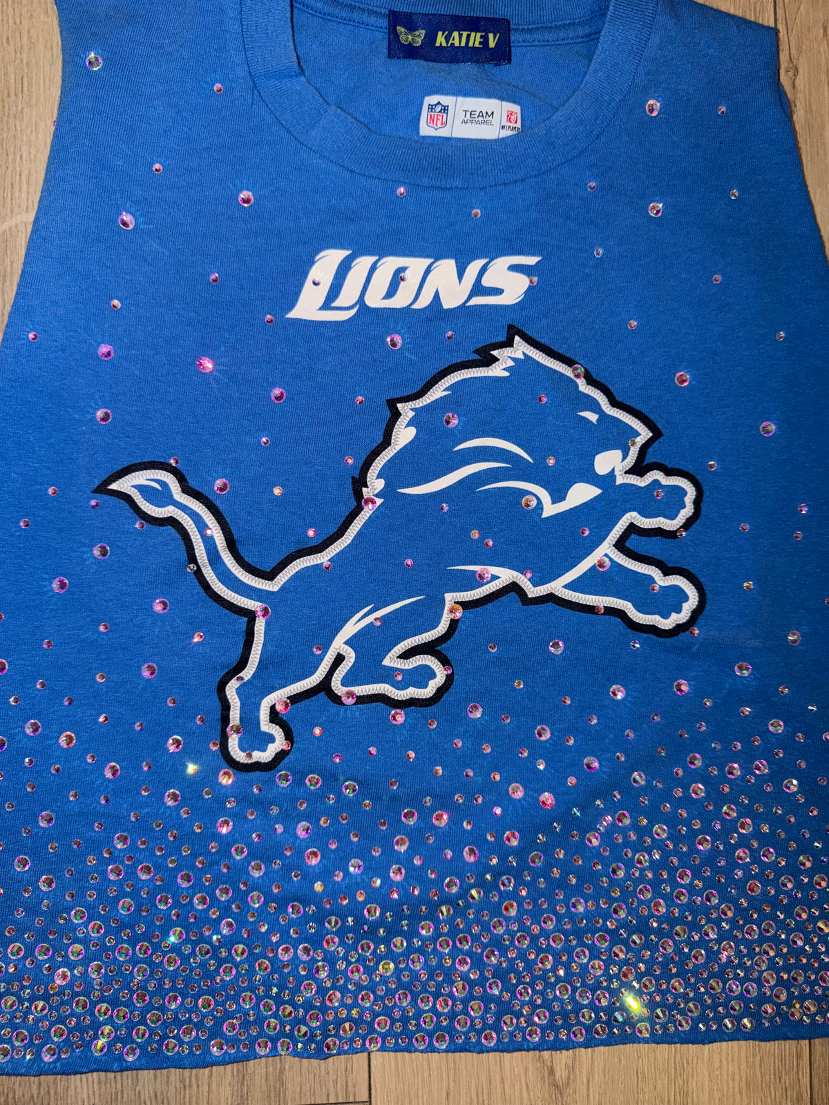 DETROIT LIONS CRYSTAL TANK