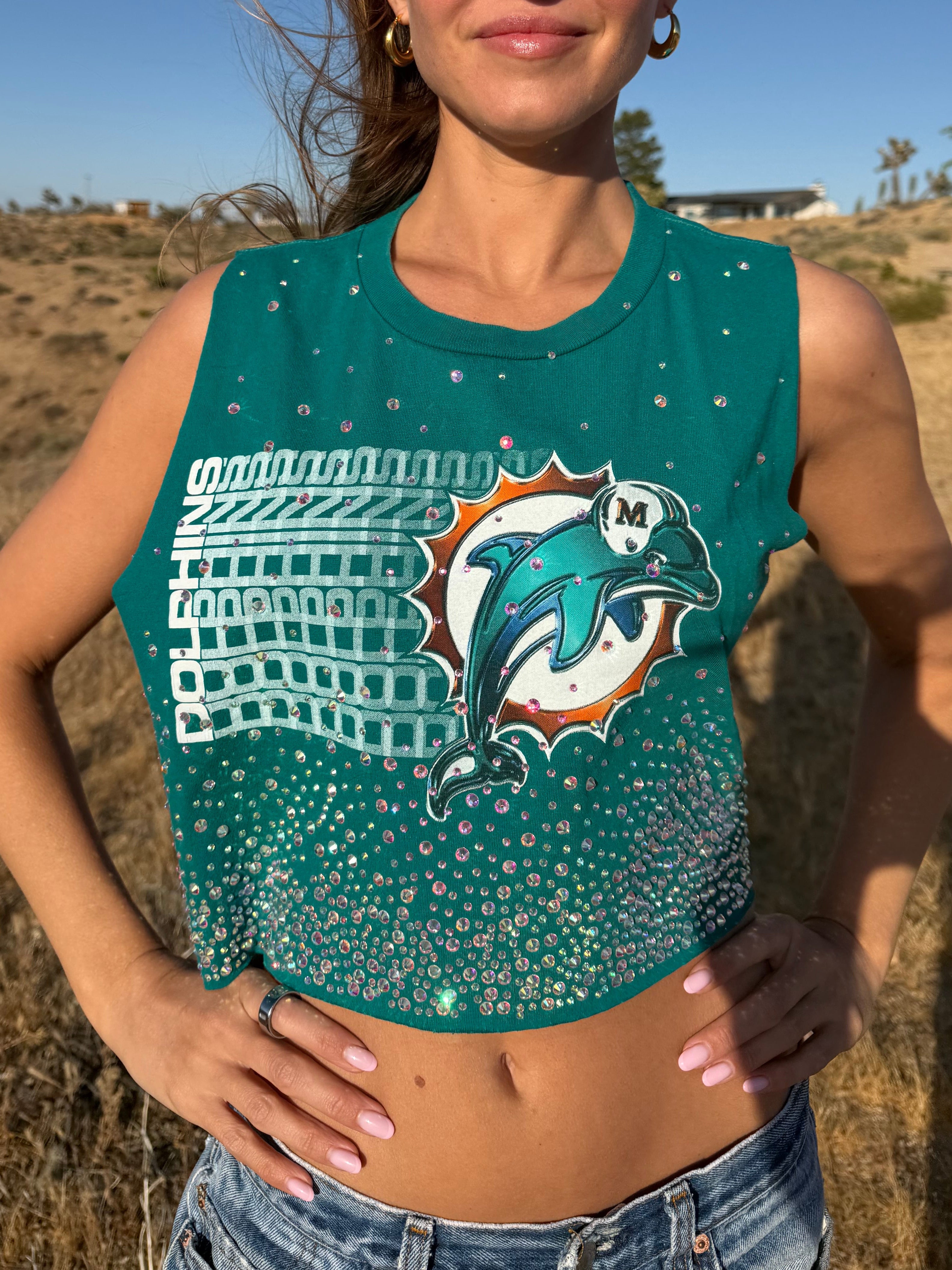 MIAMI DOLPHINS CRYSTAL TANK