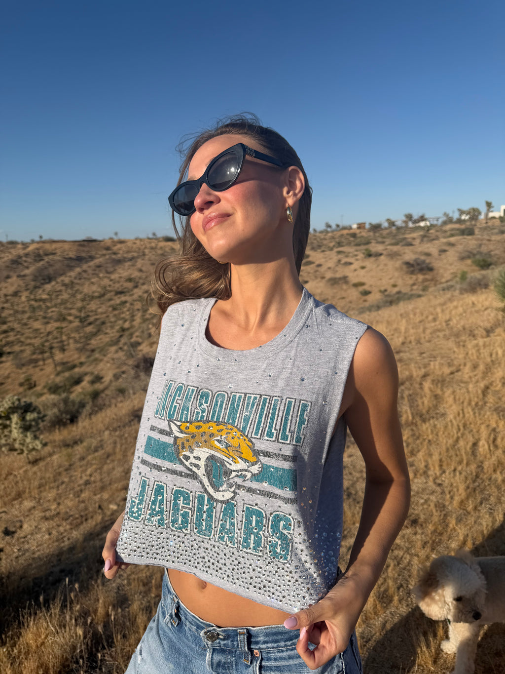 JACKSONVILLE JAGUARS CRYSTAL TANK