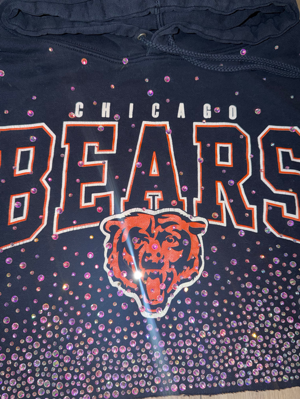 CHICAGO BEARS CRYSTAL HOODIE