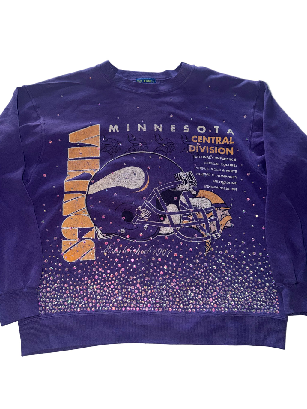 VIKINGS CRYSTAL CREWNECK