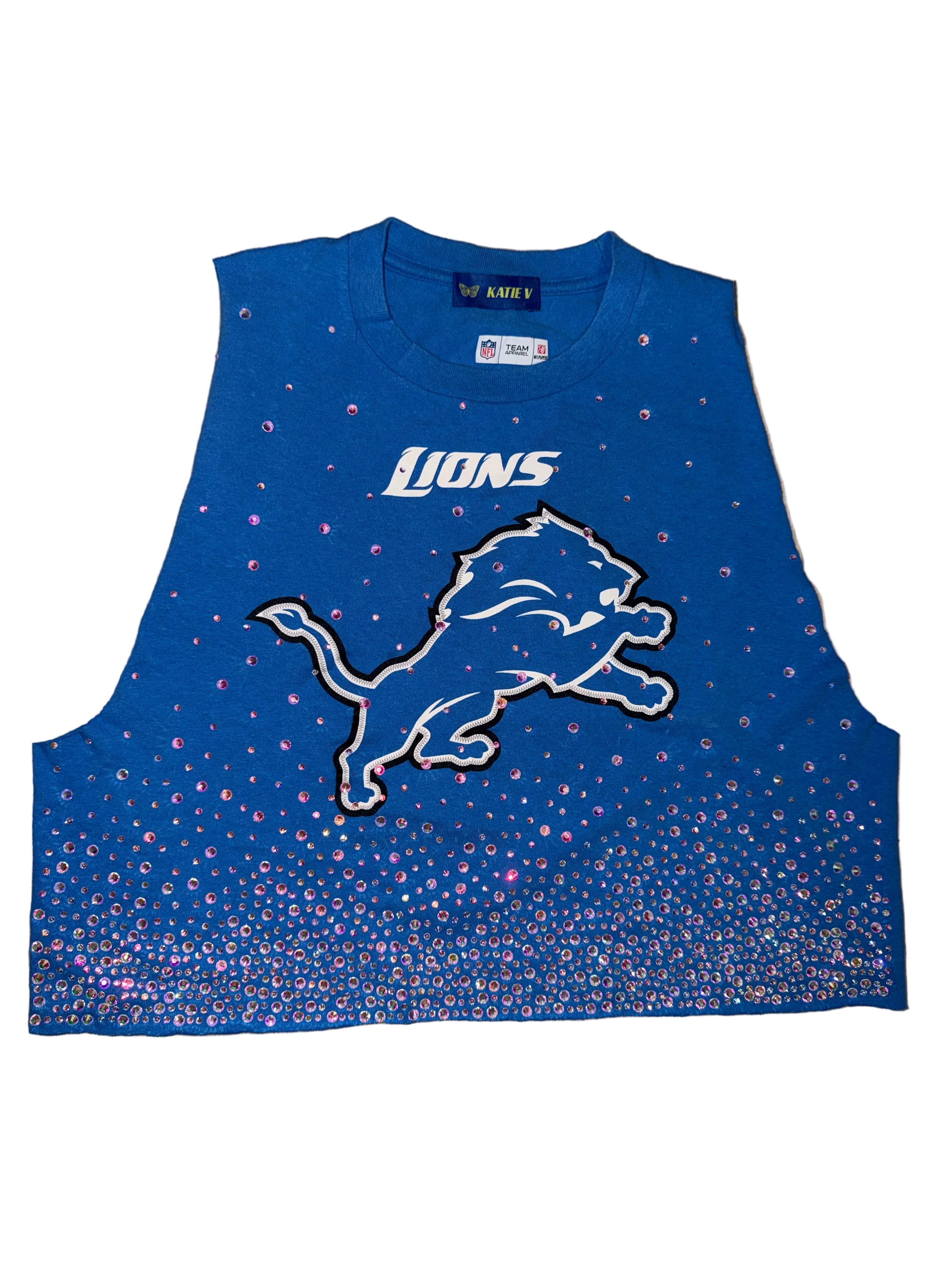 DETROIT LIONS CRYSTAL TANK