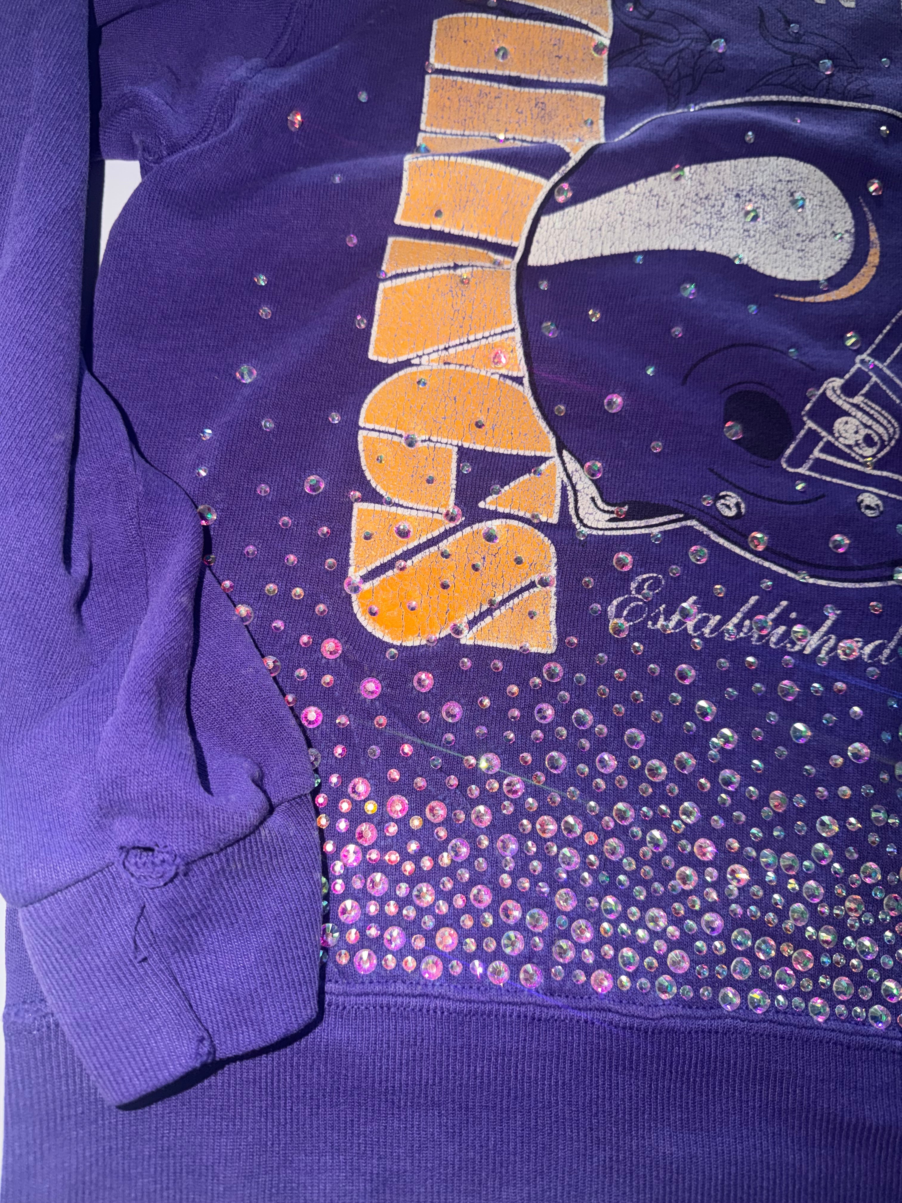 VIKINGS CRYSTAL CREWNECK