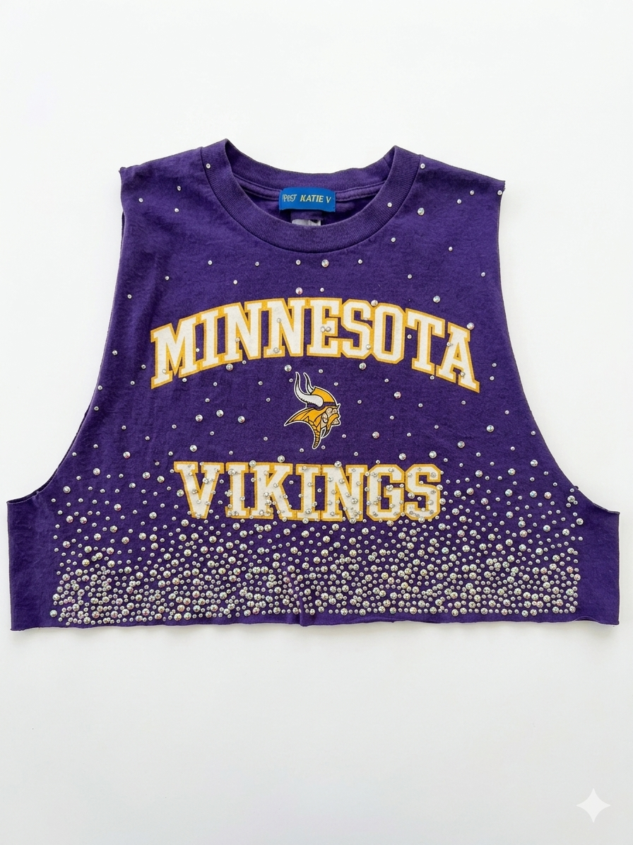 MINNESOTA VIKINGS CRYSTAL TANK