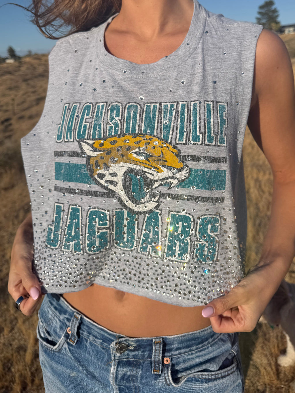 JACKSONVILLE JAGUARS CRYSTAL TANK