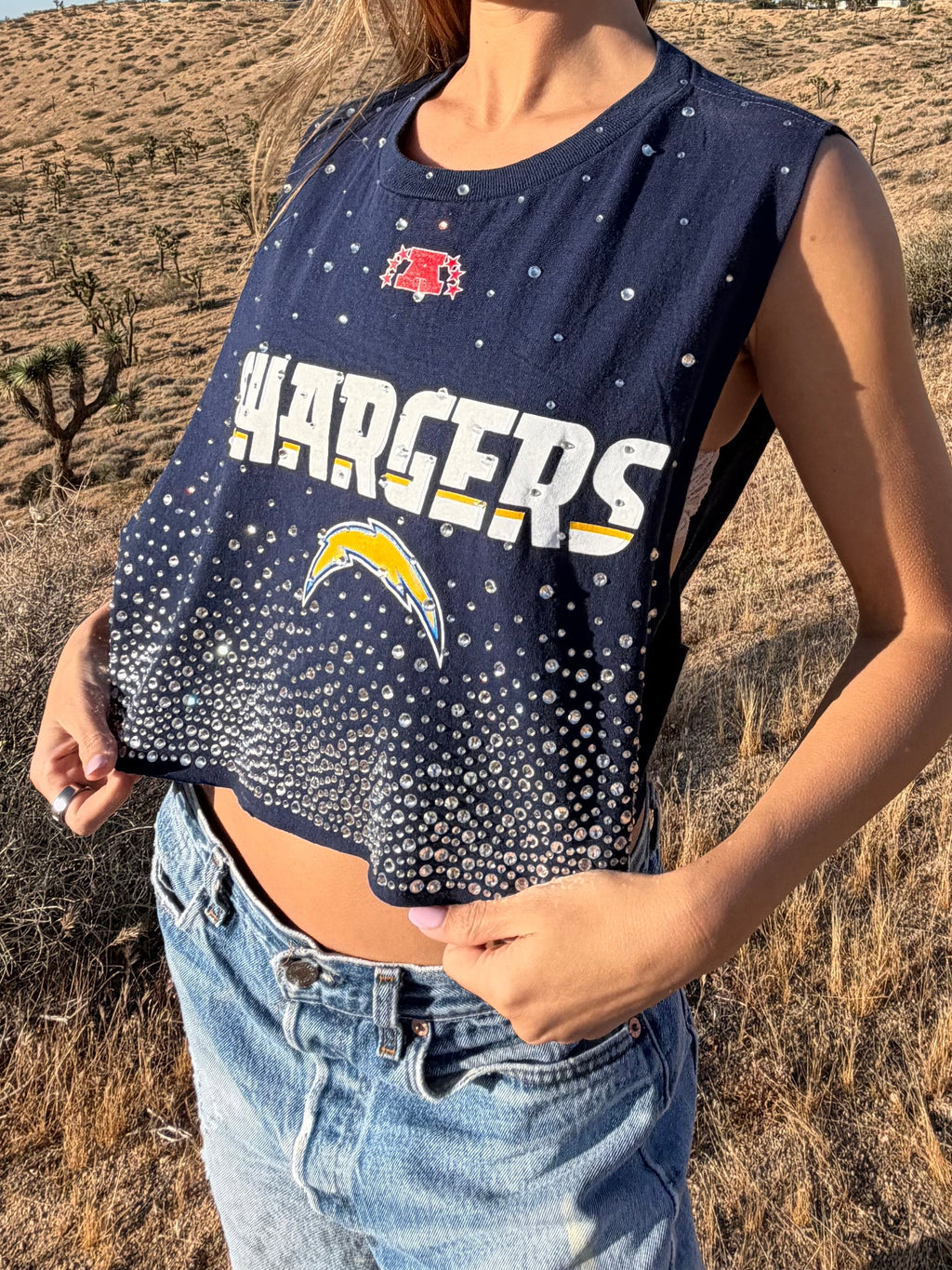 LA CHARGERS CRYSTAL TANK