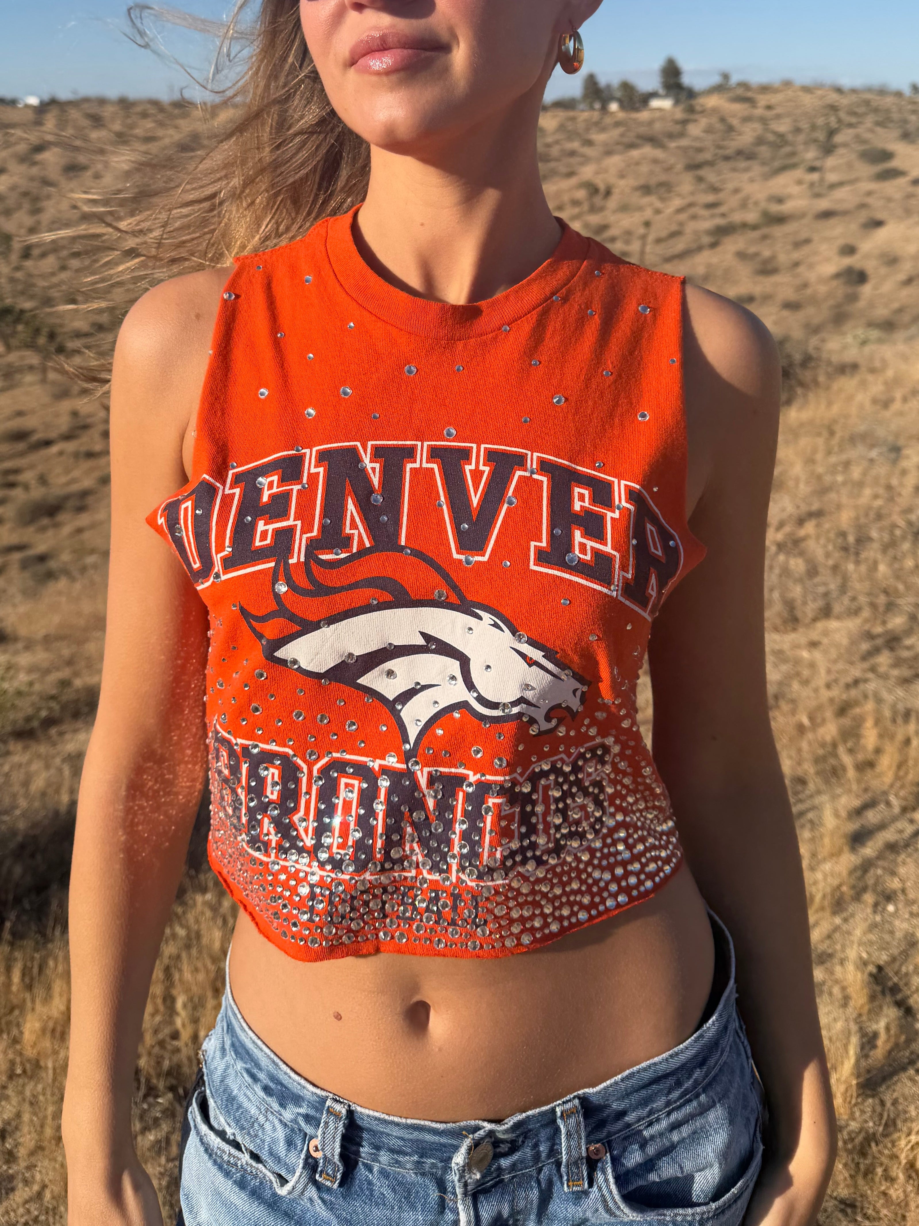 DENVER BRONCOS CRYSTAL TANK