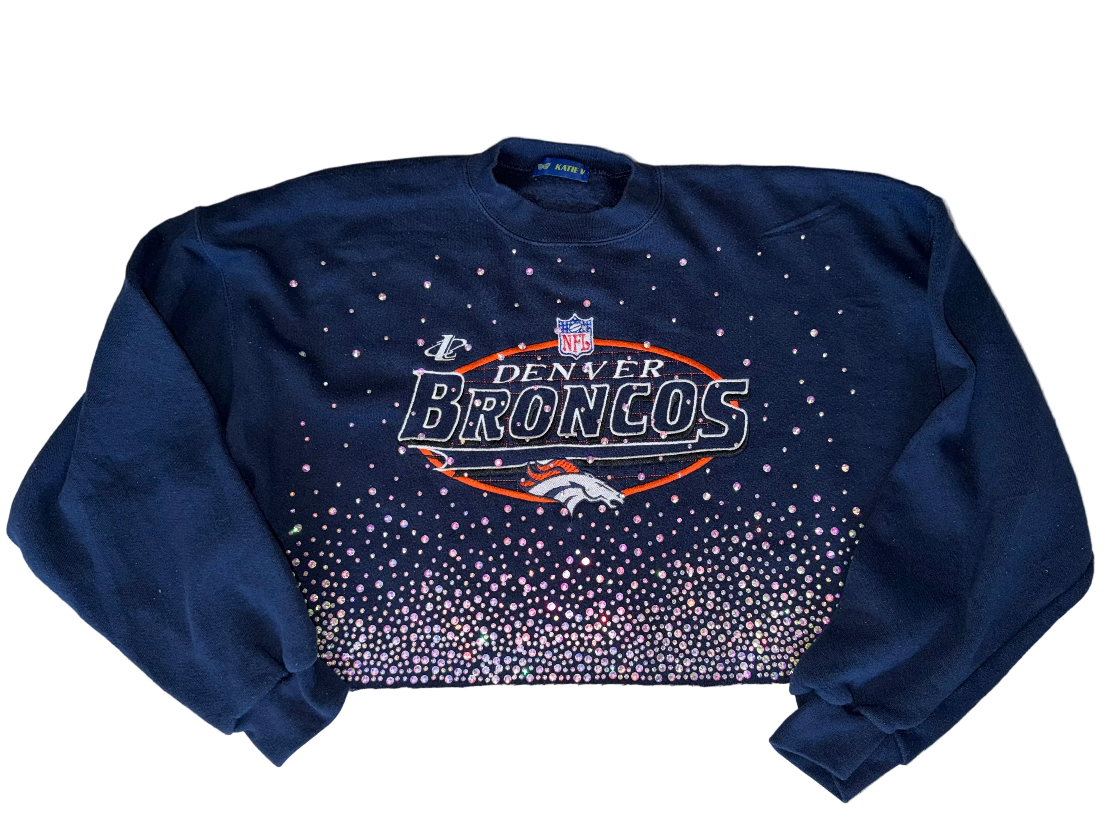 BRONCOS CROP CREWNECK