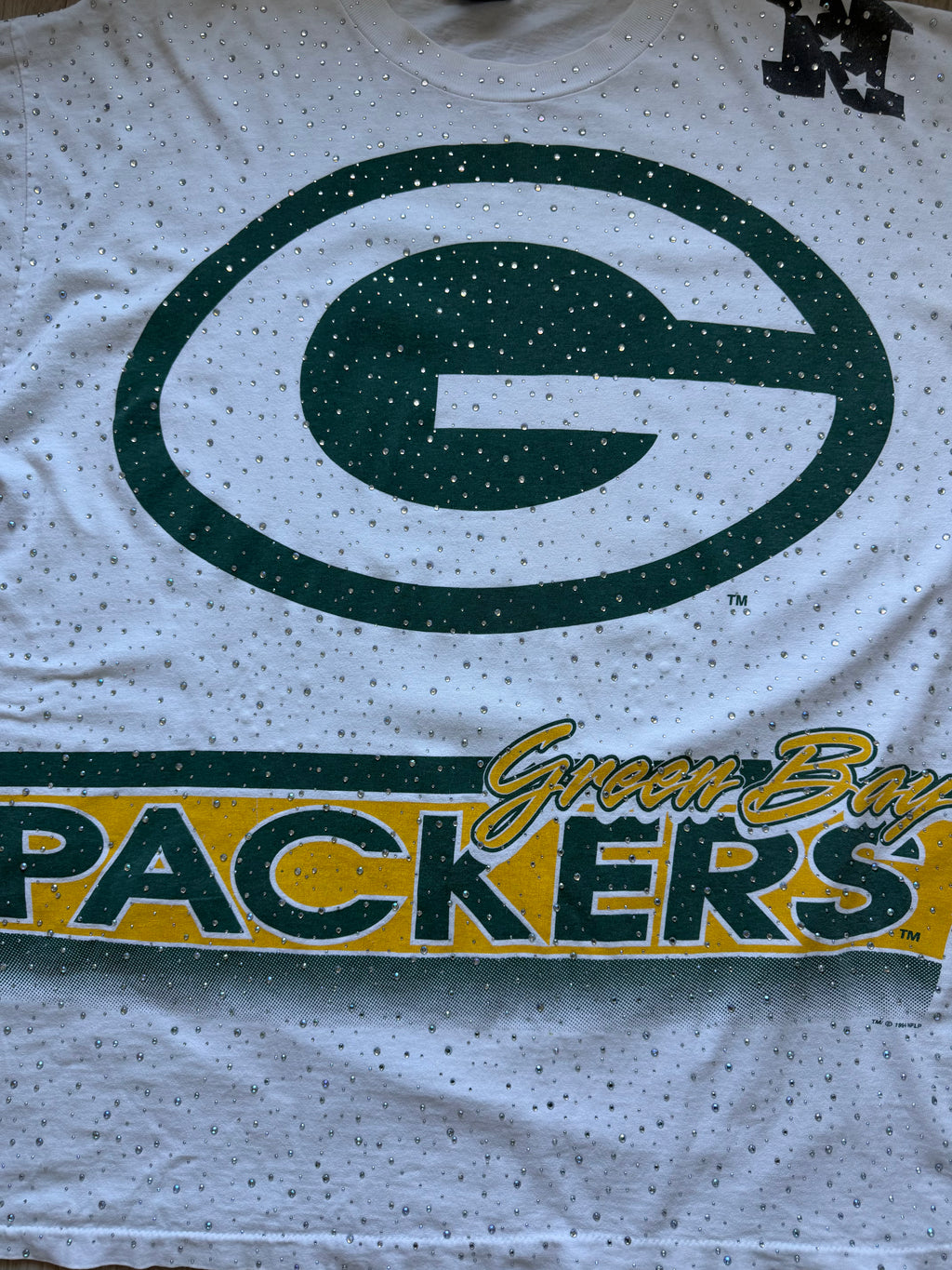 GREEN BAY PACKERS CRYSTAL SHIRT