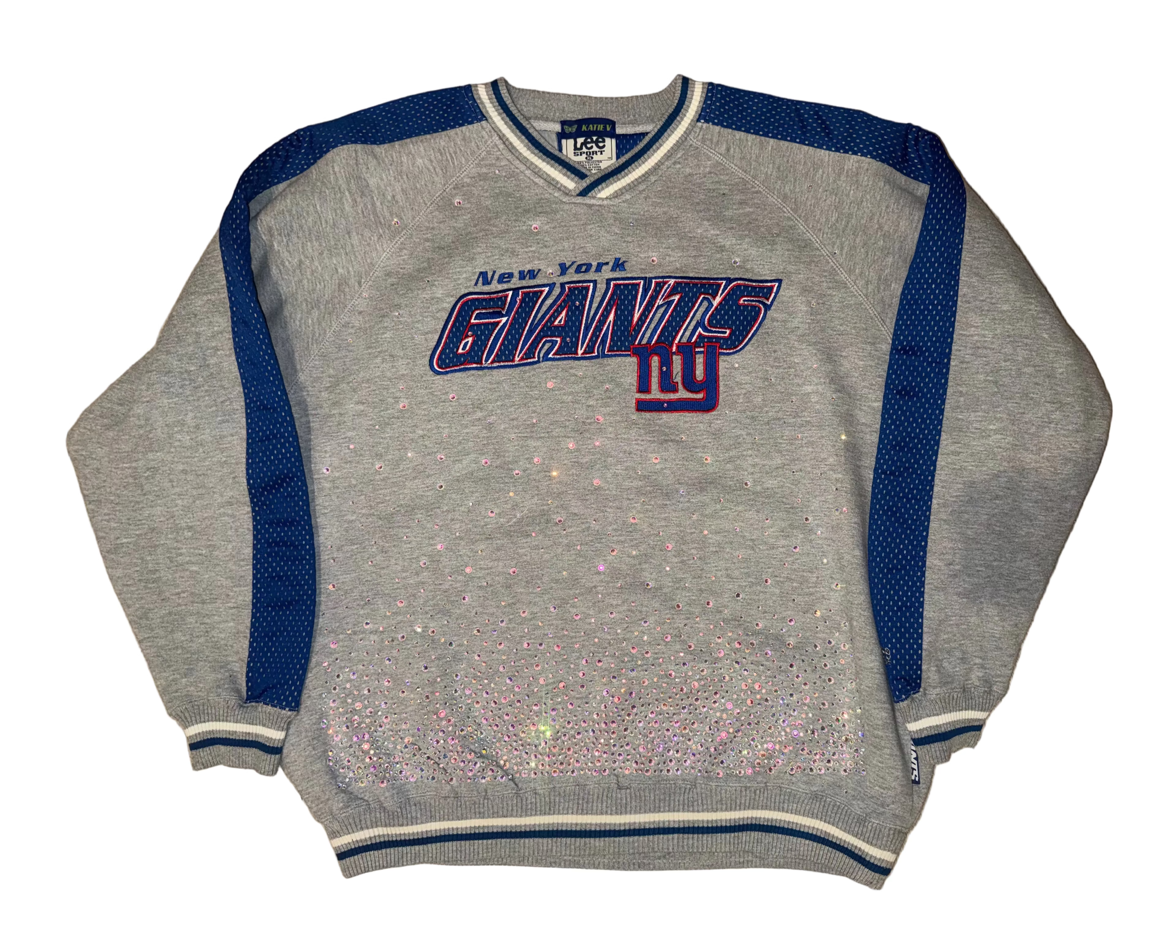 NY GIANTS CRYSTAL PULLOVER