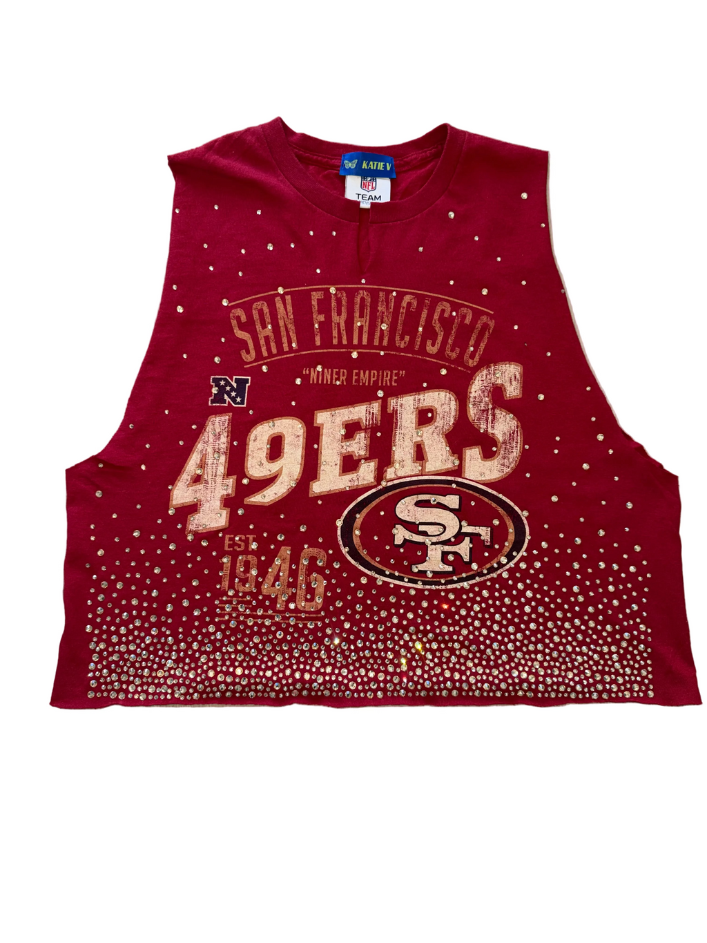SAN FRANCISCO 49ERS CRYSTAL TANK