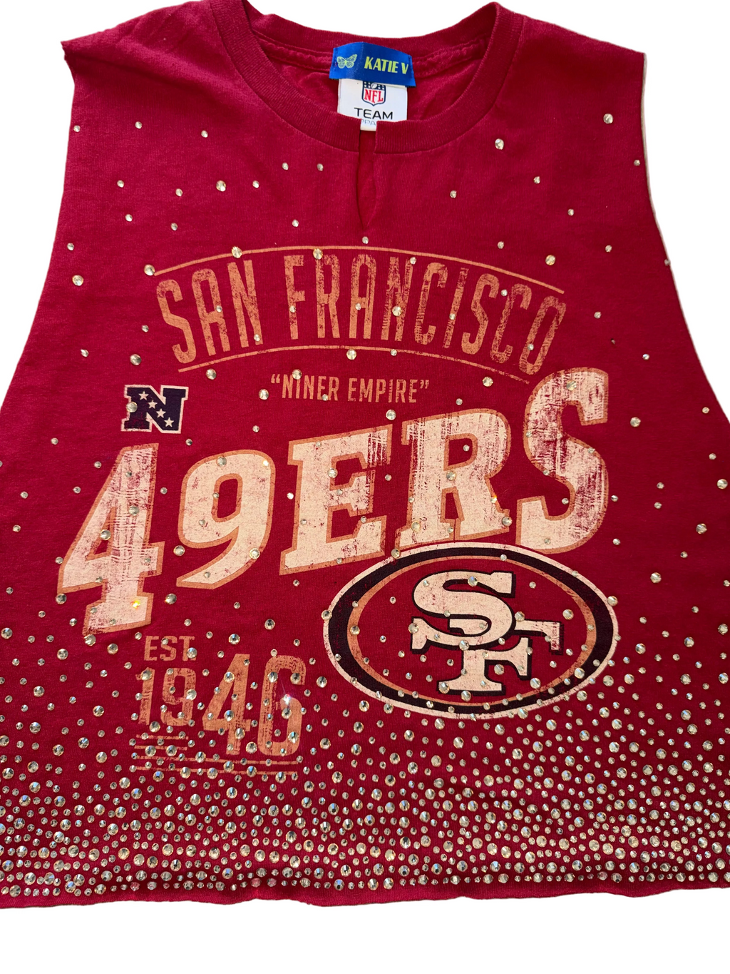 SAN FRANCISCO 49ERS CRYSTAL TANK