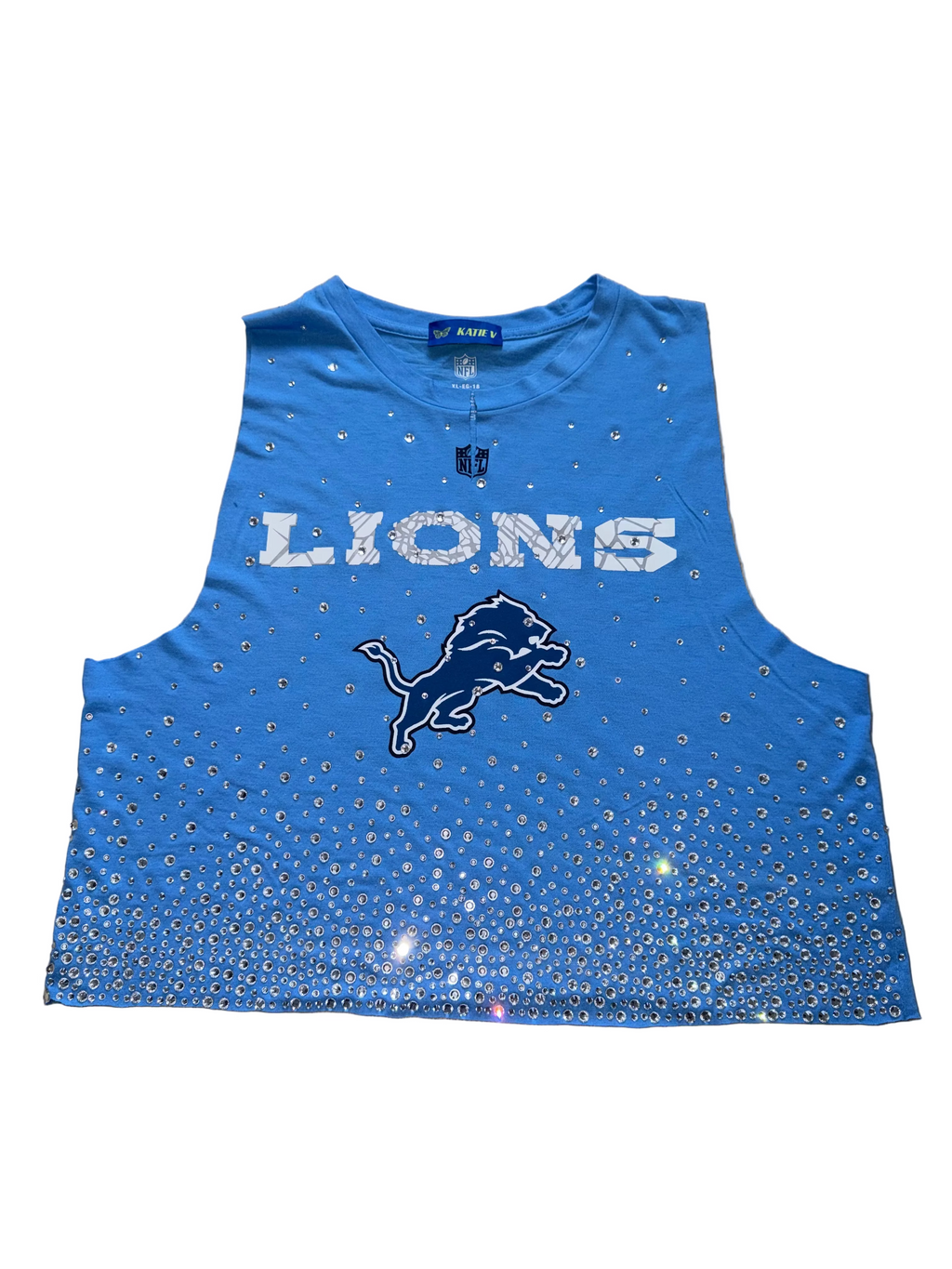 DETROIT LIONS CRYSTAL TANK