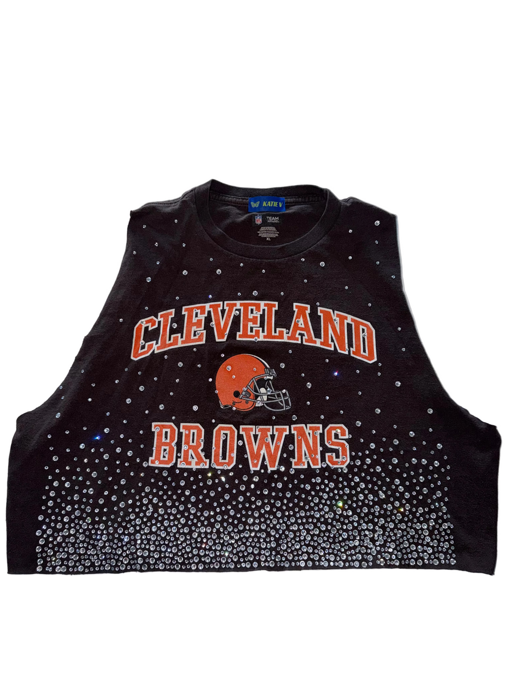 CLEVELAND BROWNS CRYSTAL TANK