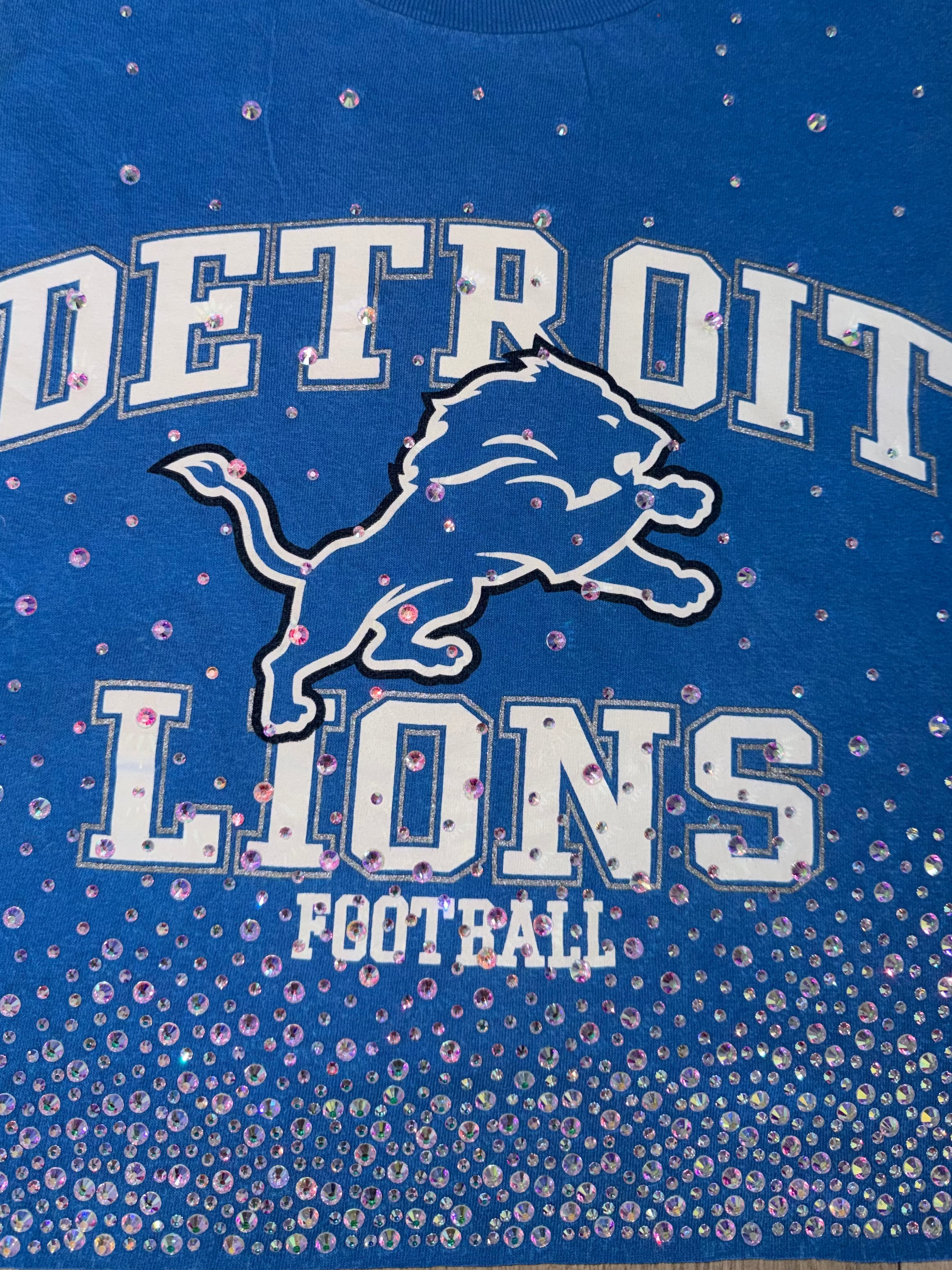 DETROIT LIONS CRYSTAL TANK