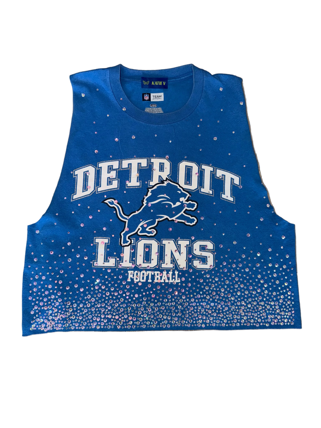 DETROIT LIONS CRYSTAL TANK
