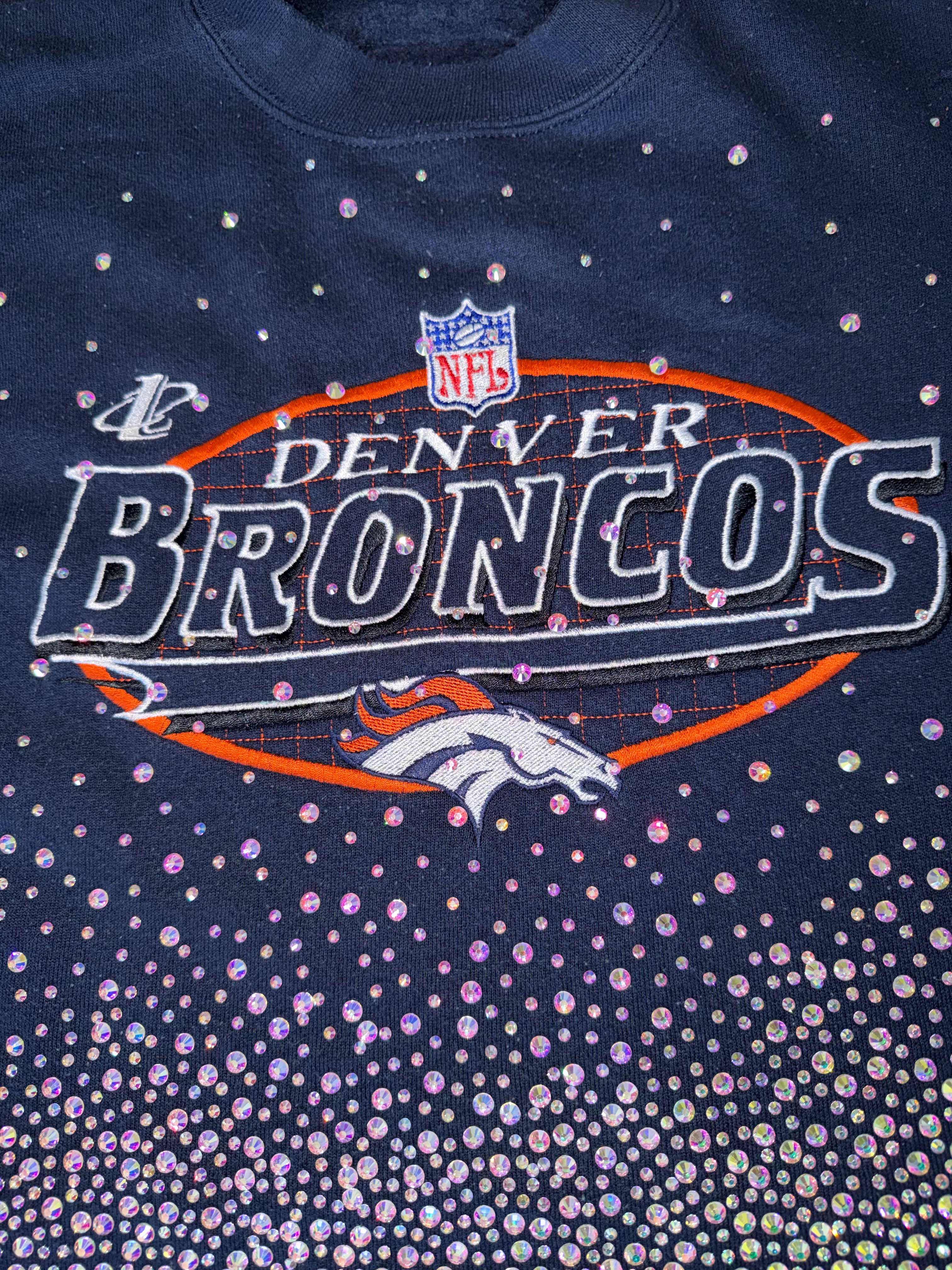 BRONCOS CROP CREWNECK
