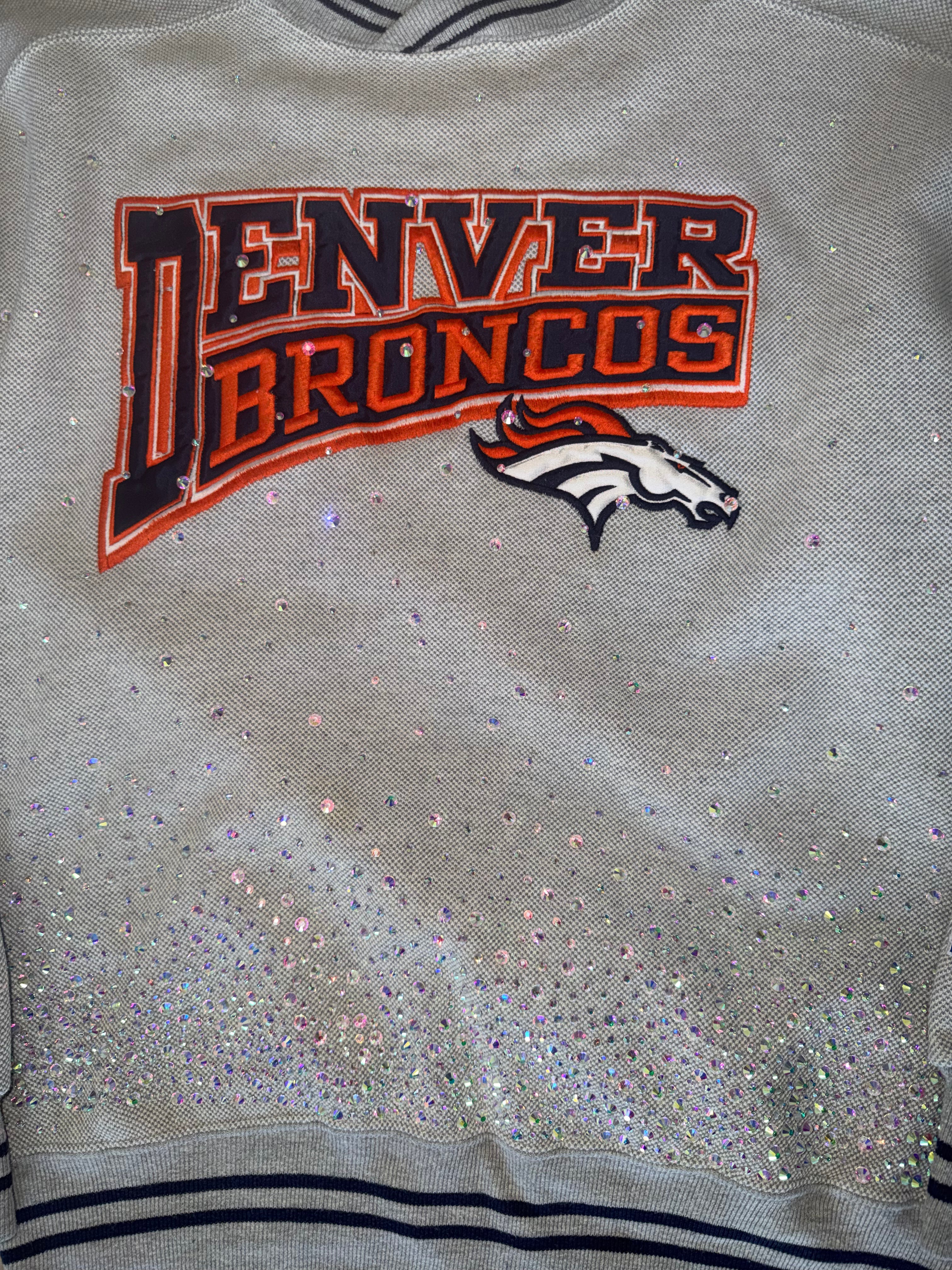 BRONCOS CRYSTAL FLEECE