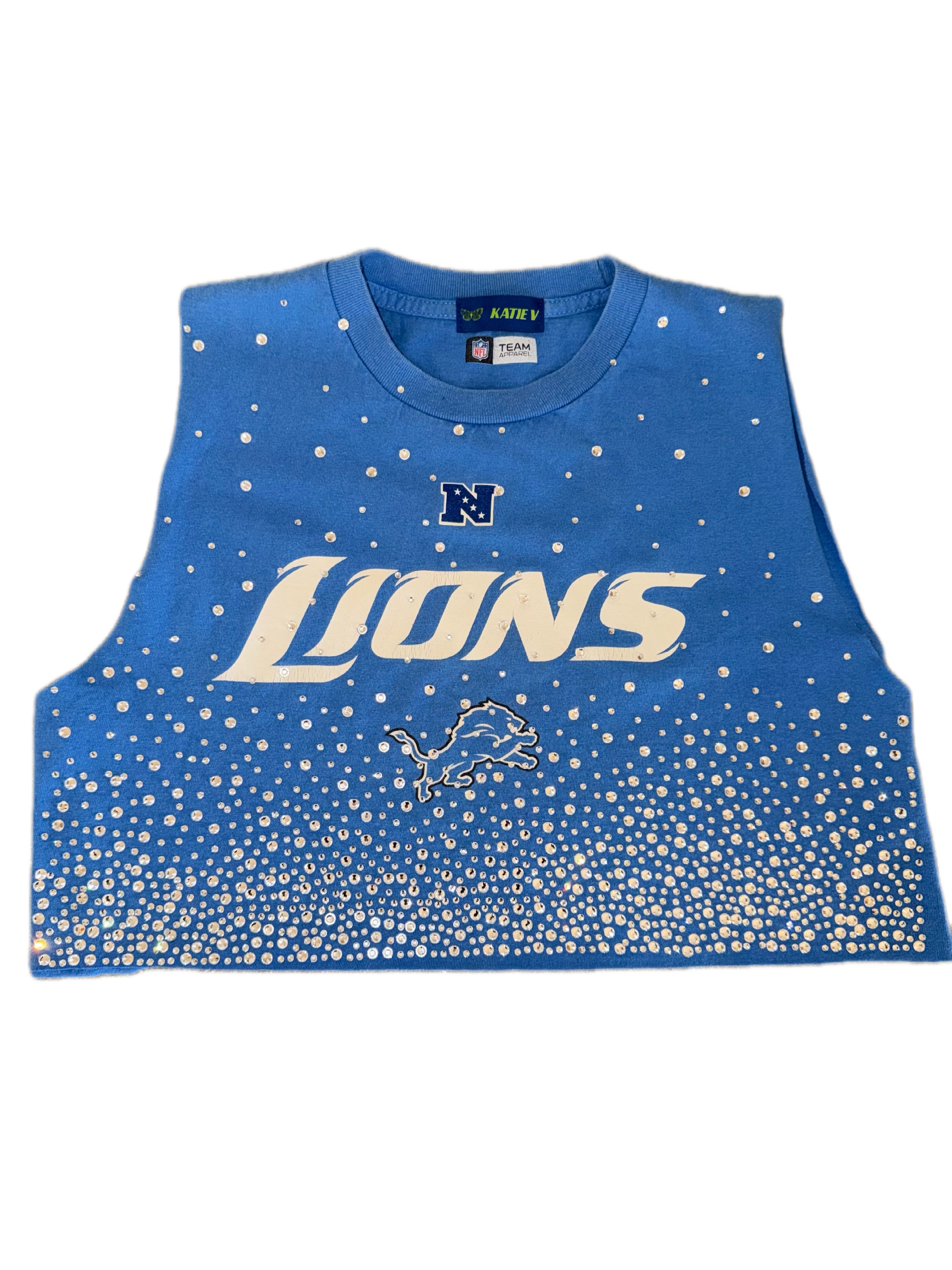 DETROIT LIONS CRYSTAL TANK