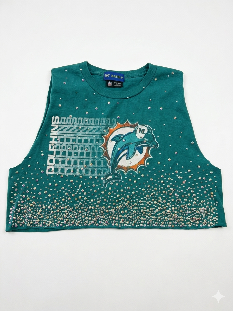 MIAMI DOLPHINS CRYSTAL TANK