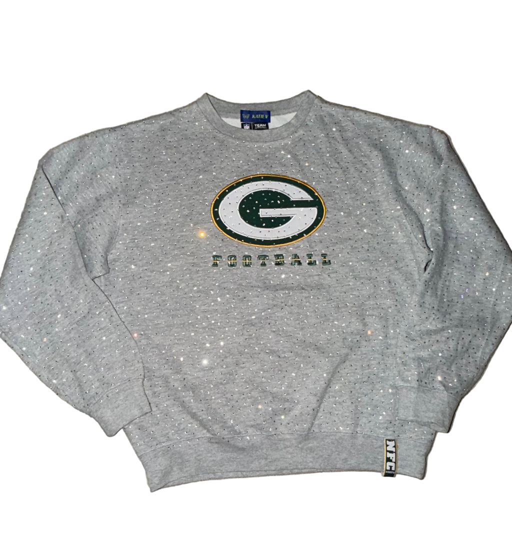 GREEN BAY PACKERS CRYSTAL CREWNECK SWEATSHIRT