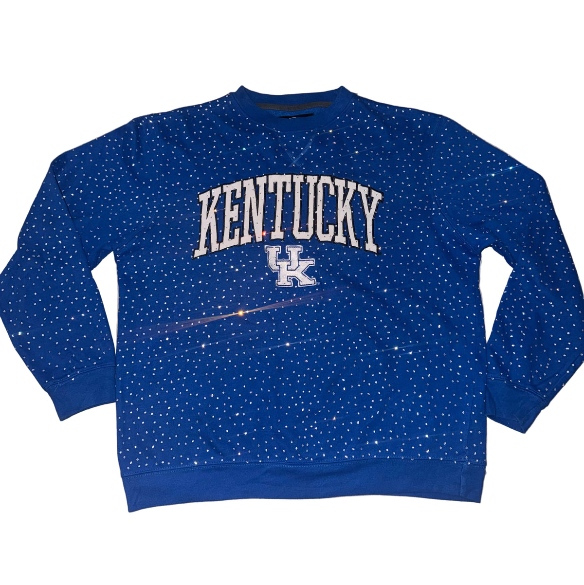 KENTUCKY VINTAGE CRYSTAL CREWNECK