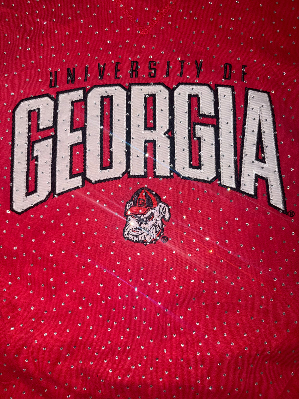 GEORGIA VINTAGE CRYSTAL CREWNECK