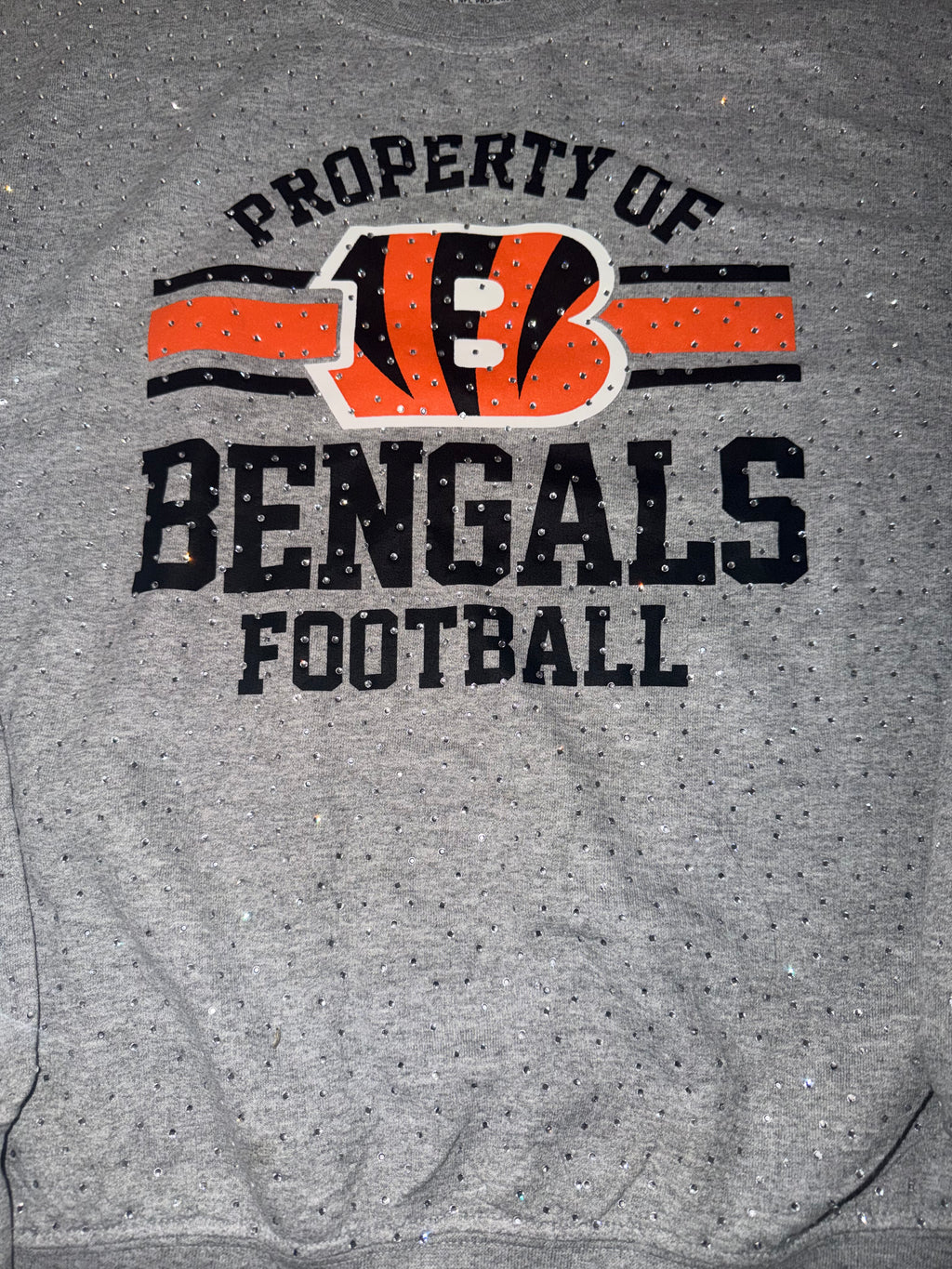 BENGALS CRYSTAL CREWNECK