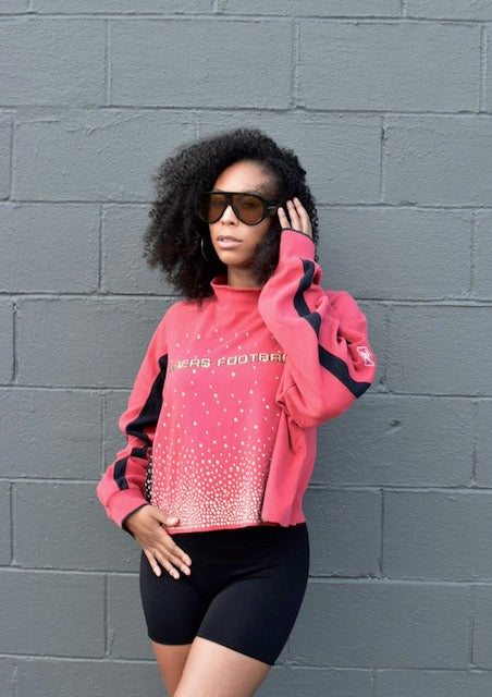 SAN FRANCISCO 49ERS CRYSTAL CROP