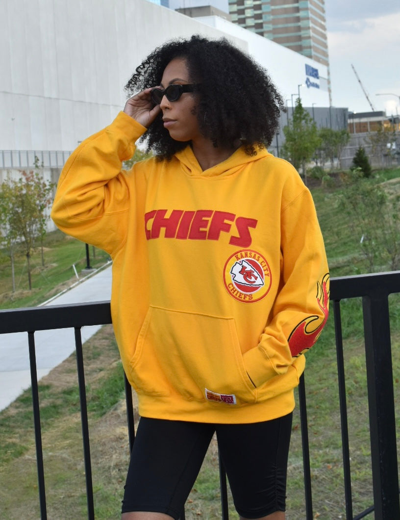 KANSAS CITY CHIEFS FLAME HOODIE