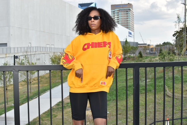 KANSAS CITY CHIEFS FLAME HOODIE