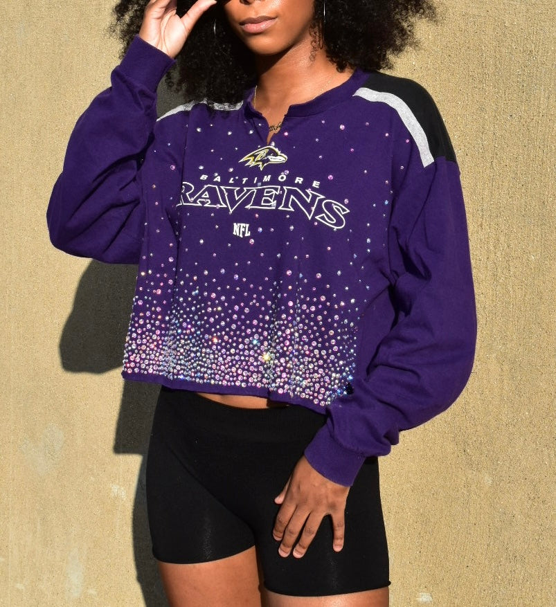 BALTIMORE RAVENS CRYSTAL CROP