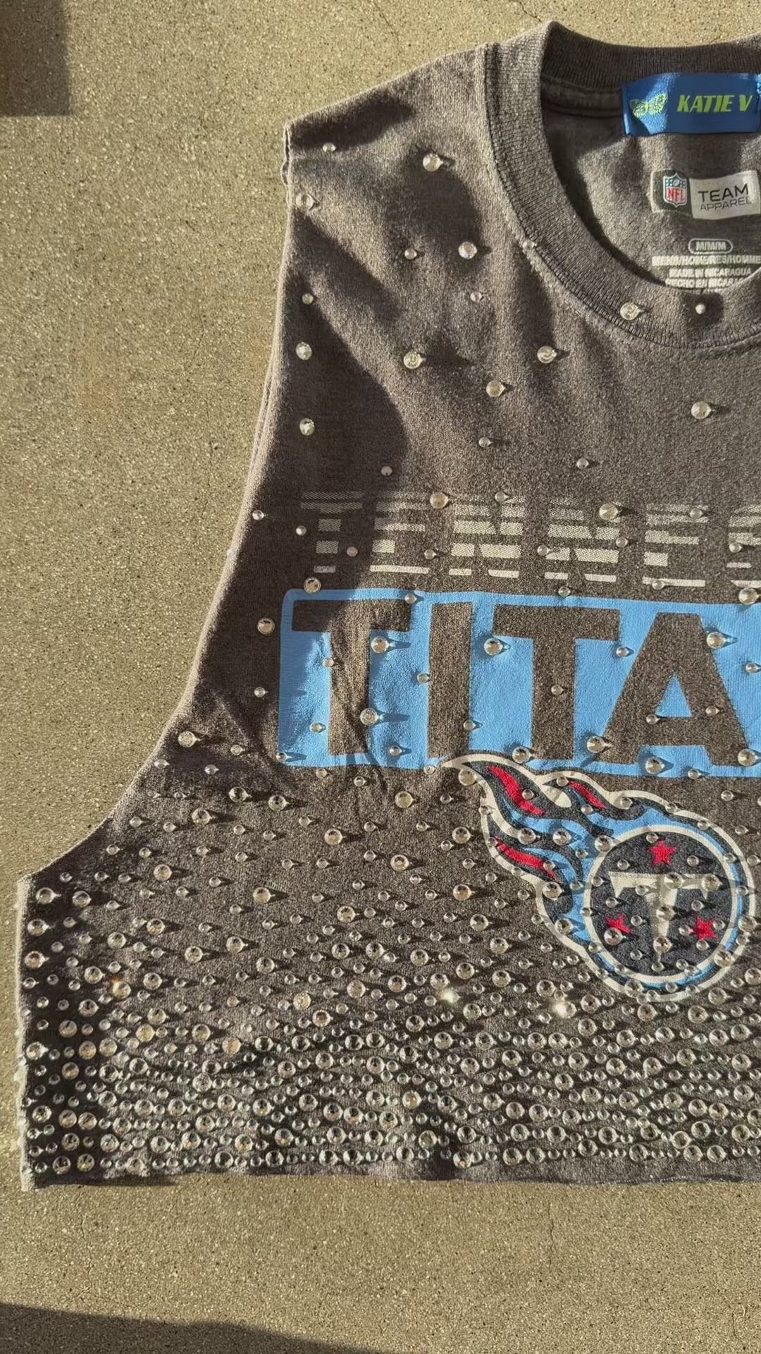 TENNESSEE TITANS CRYSTAL TANK