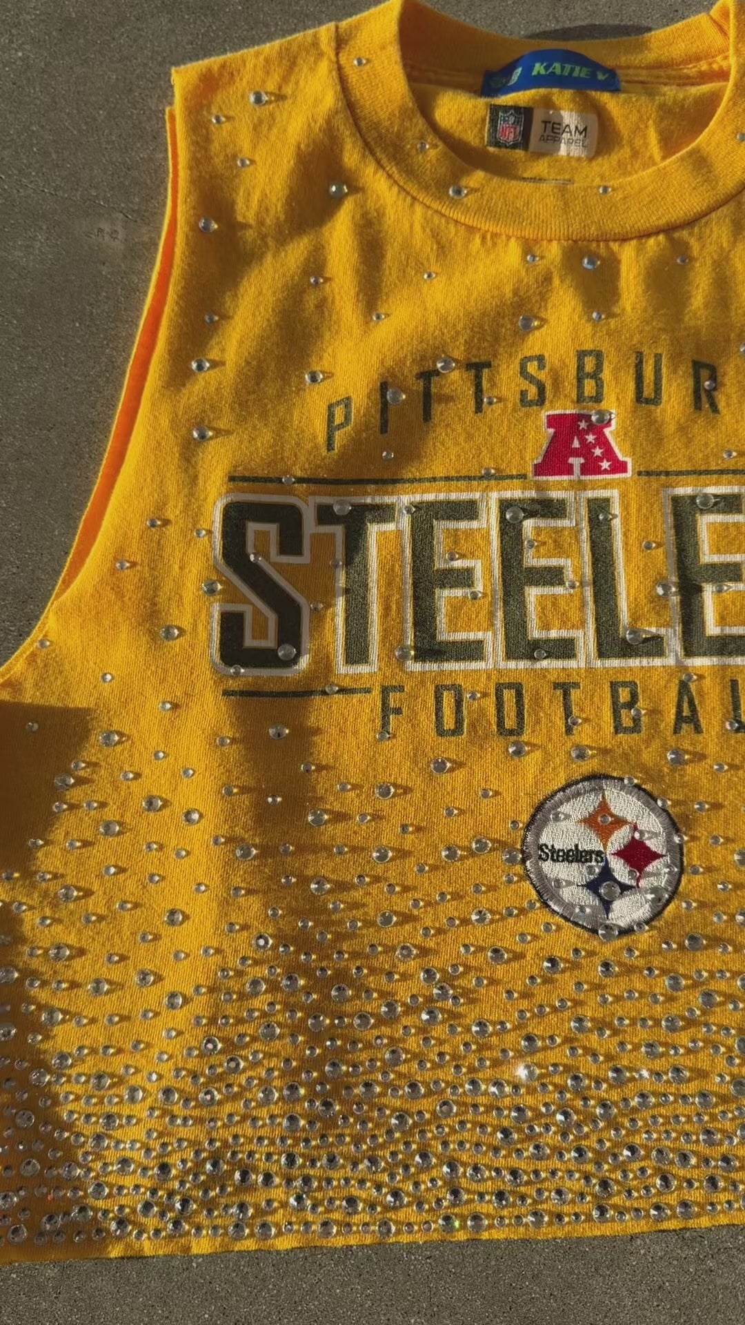 PITTSBURGH STEELERS CRYSTAL TANK