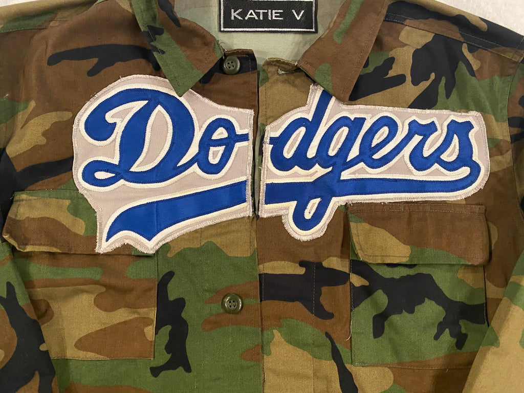 La Dodgers Woodland Camo Jacket