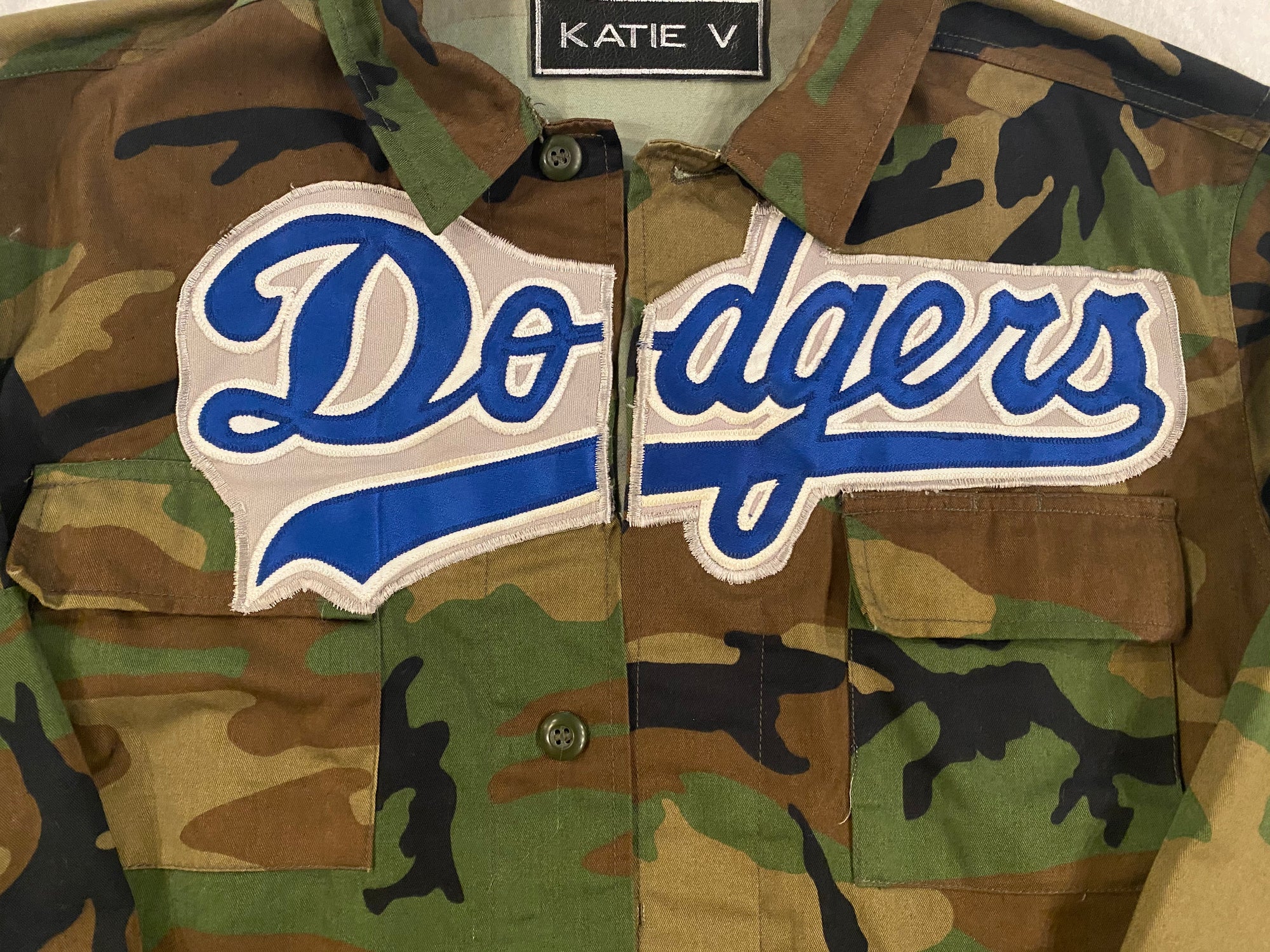 La Dodgers Woodland Camo Jacket