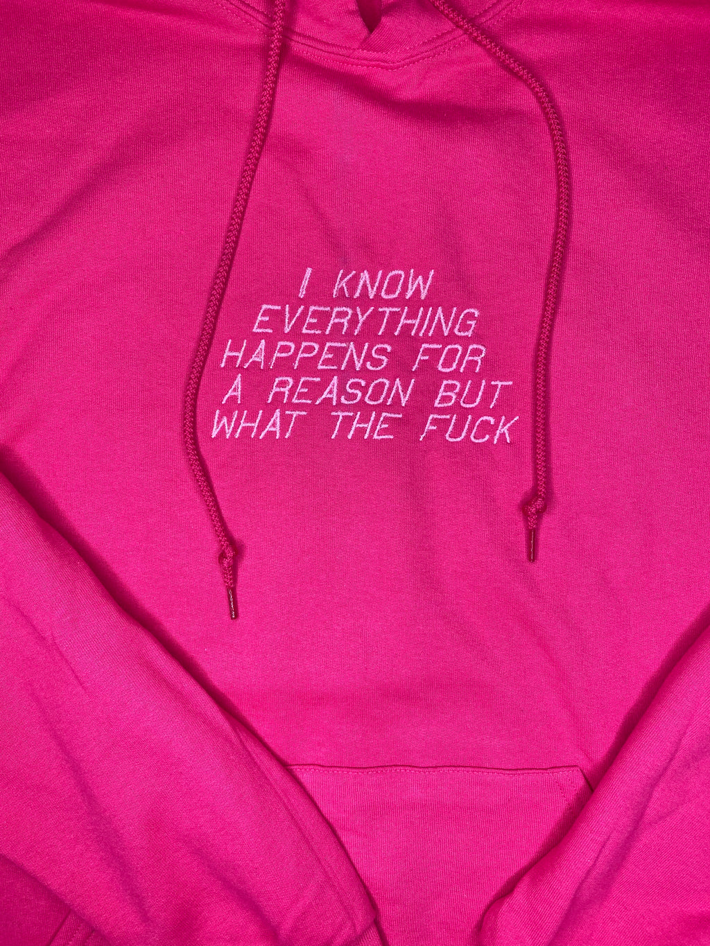 WTF Hot Pink Hoodie