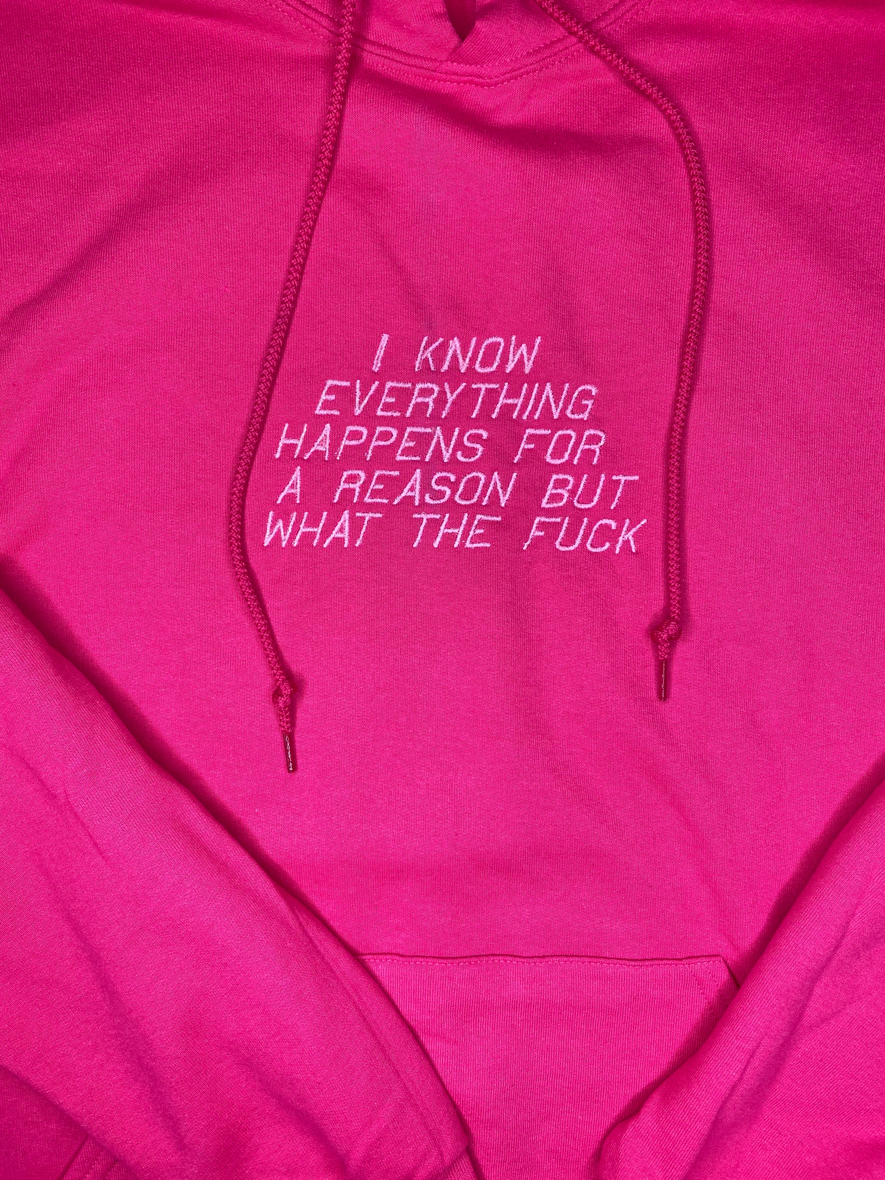 WTF Hot Pink Hoodie