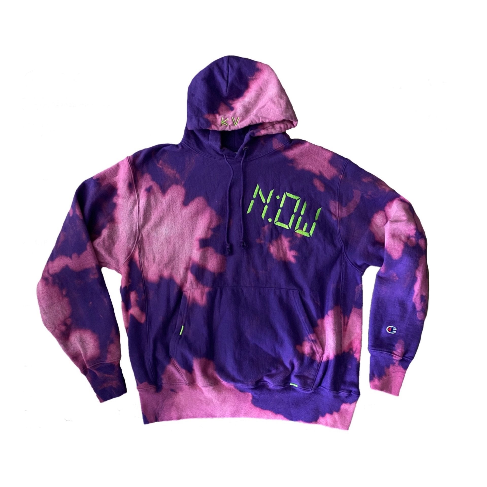 TIME IS N:0W Purple Hoodie